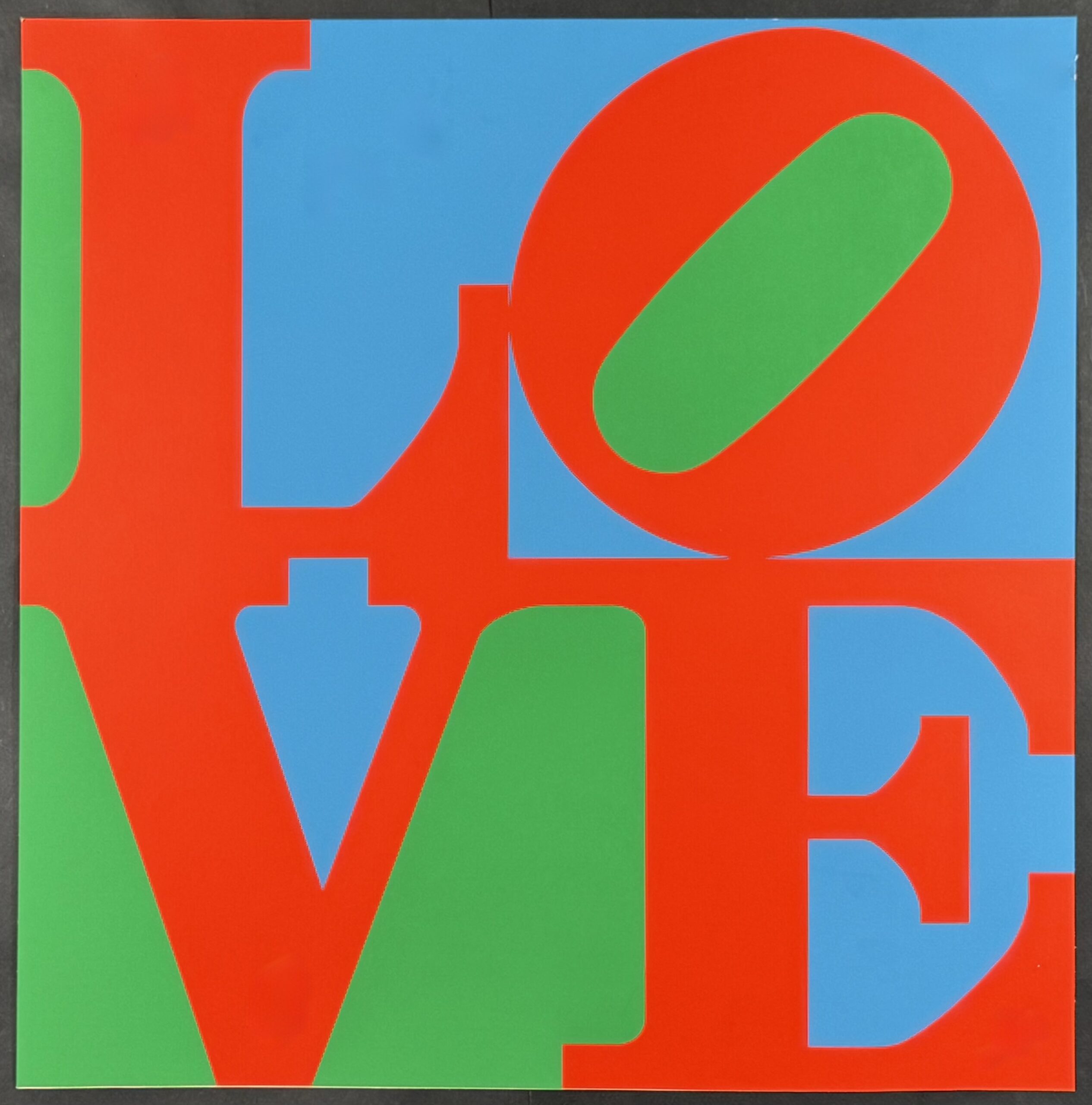 Robert Indiana : Love, one panel from "Love Wall" (Love Frieze), 1967 - Image 2