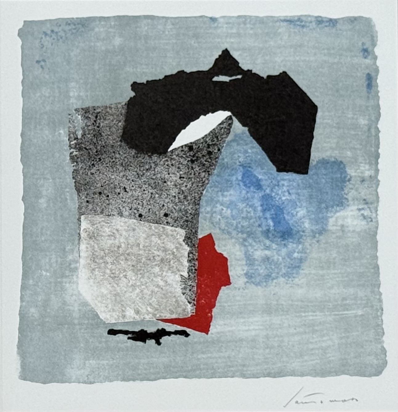 Giuseppe Santomaso : Neujahrskarte der Erker-Galerie — New Year’s card of the Erker-Galerie, 1974 Hand-signed