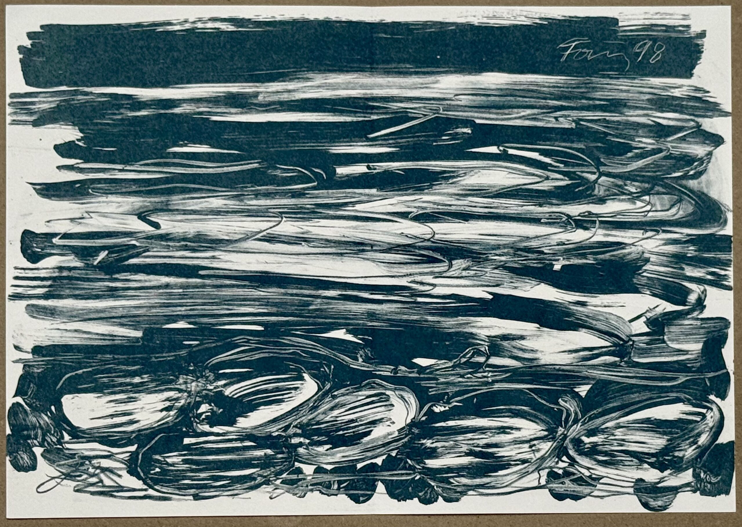 Günther Förg : Neujahrskarte der Erker-Galerie — New Year's card of the Erker-Galerie, 1998 - Image 2