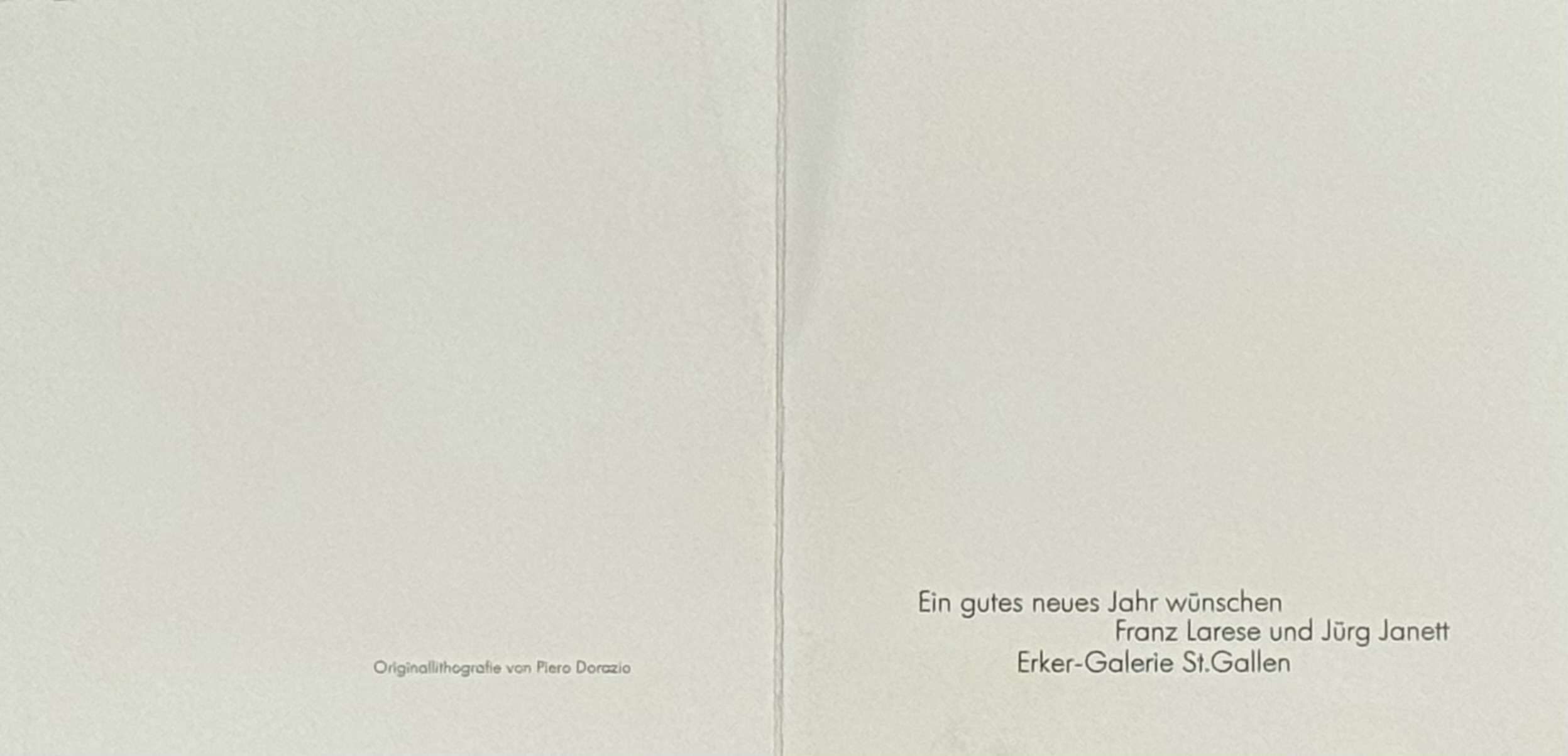 Piero Dorazio : Composition — Neujahrsblatt (New Year's card), Erker-Galerie, St. Gallen, 1981 - Image 4