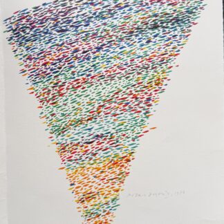 Piero Dorazio : Pfeilspitze der Ada, 1976 (Hand-signed)