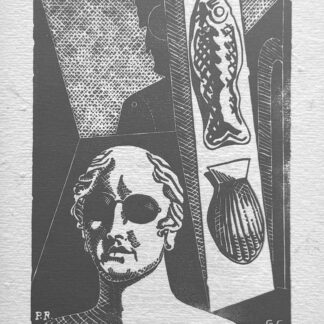 PIERRE ROY (1880–1950), after GIORGIO DE CHIRICO (1888–1978)Portrait of Guillaume Apollinaire — "Premonitory Portrait"