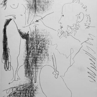 picasso The Painter and his Model II (Mourlot 400, Bloch 1142). Original lithograph, 1964.