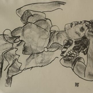 Egon Schiele (after), Reclining Female Figure, 1918