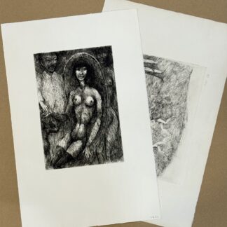 Édouard Goerg : Lot of two original etchings, c.1960
