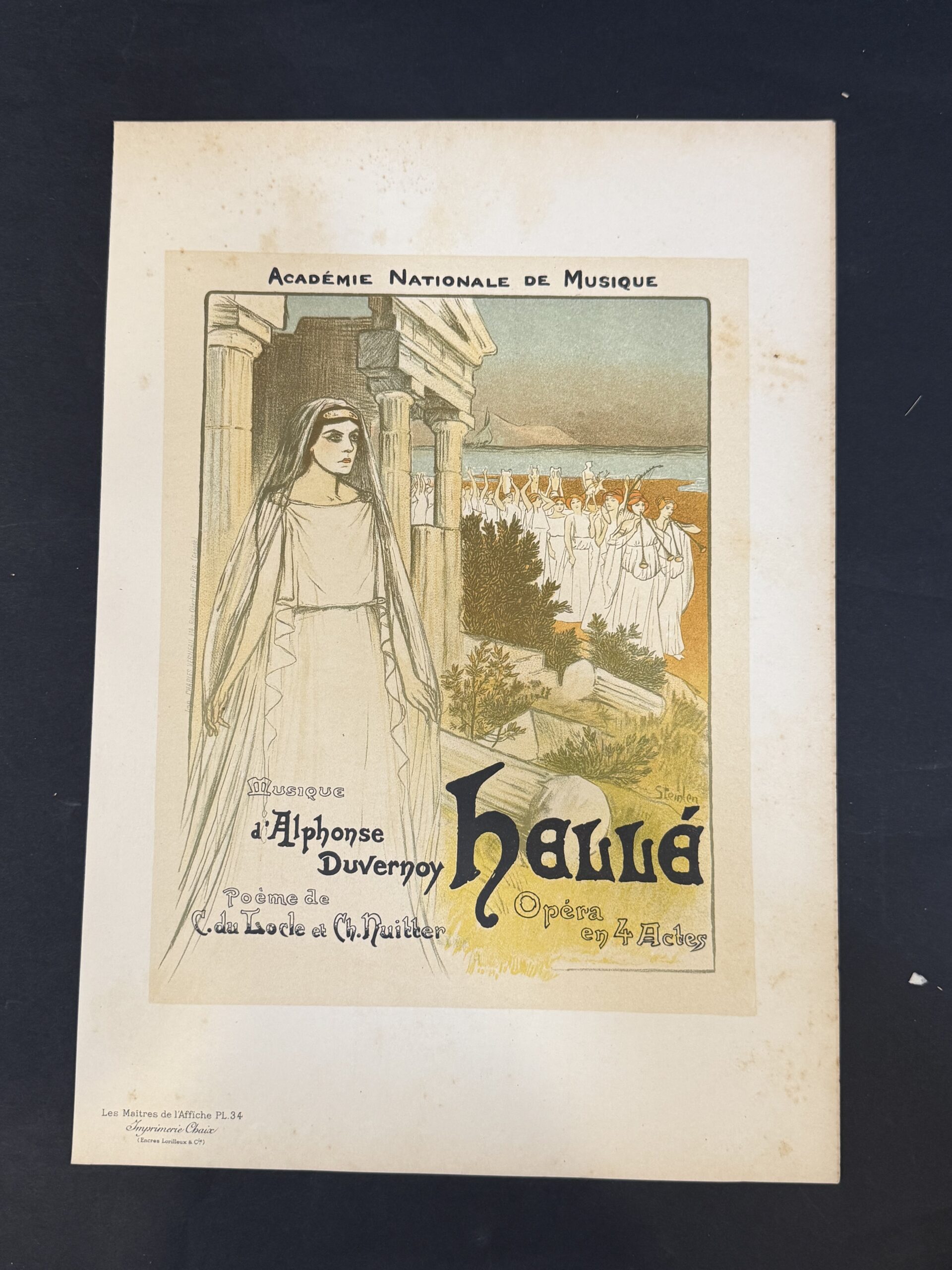 Various artists — series directed by Jules Chéret Les Maîtres de l'Affiche — set of 12 original plates, 1896–1900 - Image 8