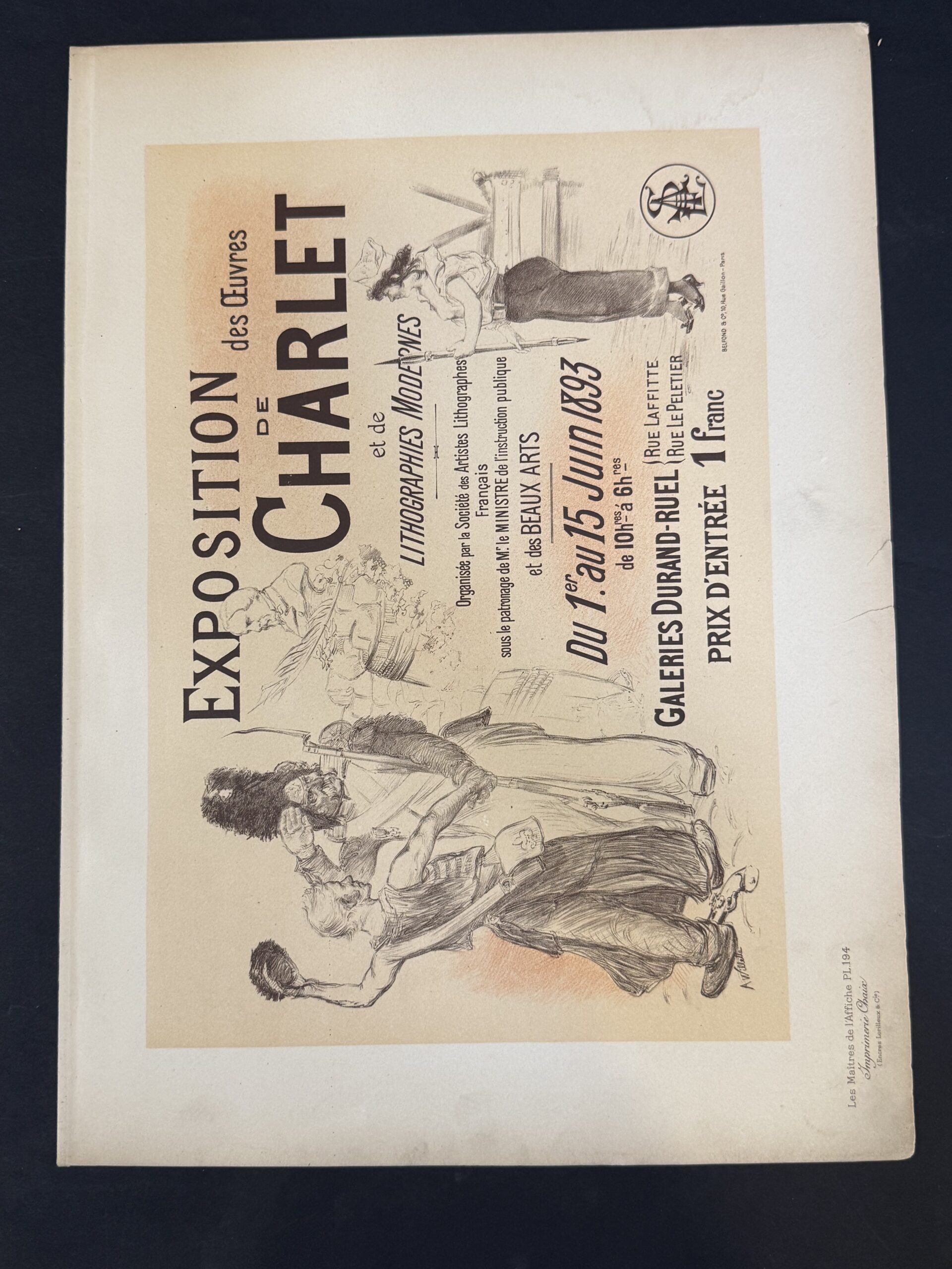 Various artists — series directed by Jules Chéret Les Maîtres de l'Affiche — set of 12 original plates, 1896–1900 - Image 6
