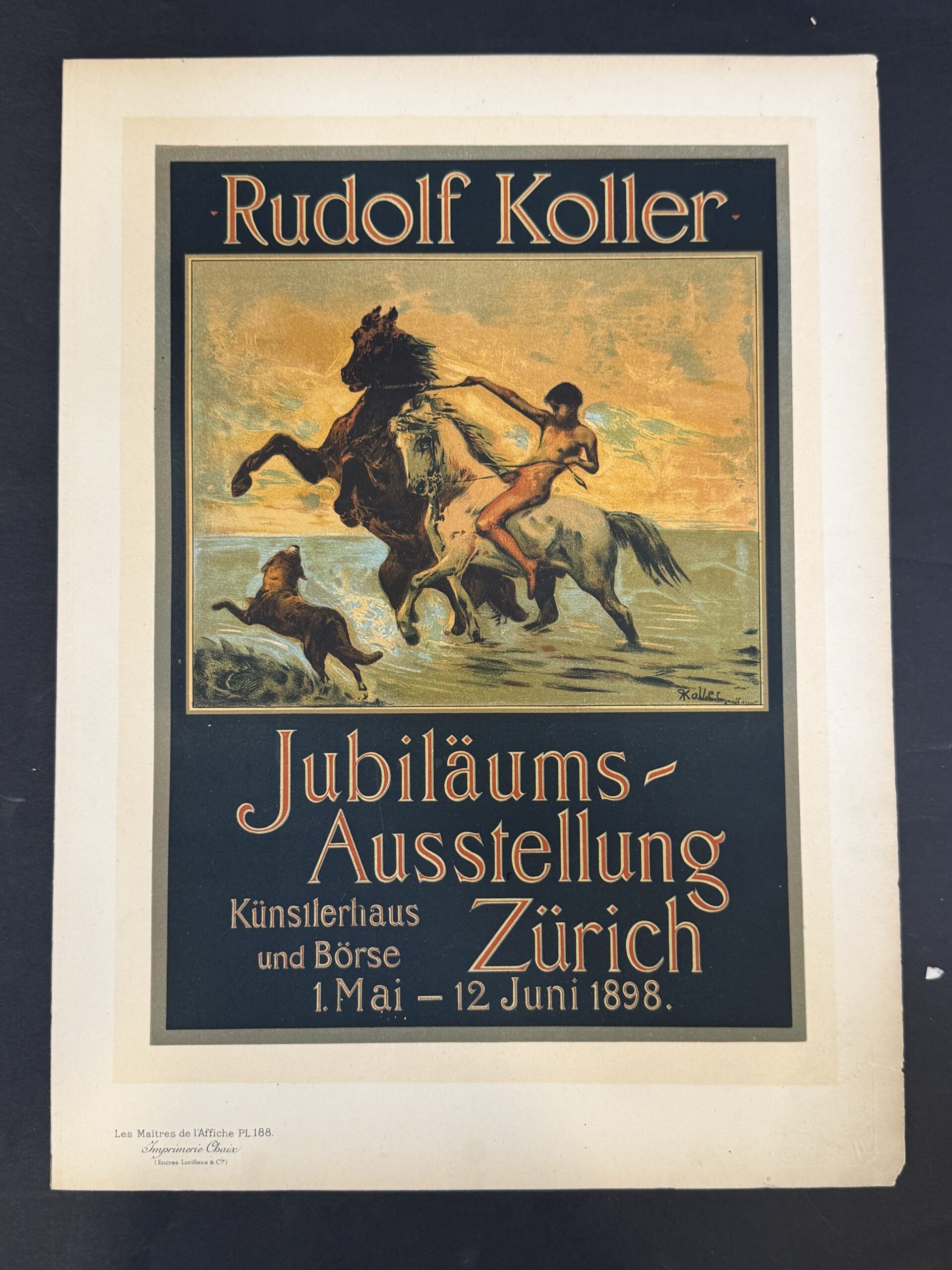 Various artists — series directed by Jules Chéret Les Maîtres de l'Affiche — set of 12 original plates, 1896–1900 - Image 2