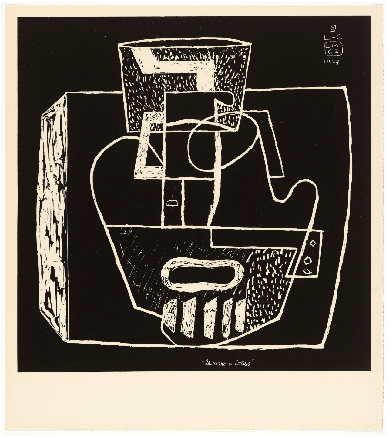 Le Corbusier : La mer est toujours présente : Le verre à côtes, 1962