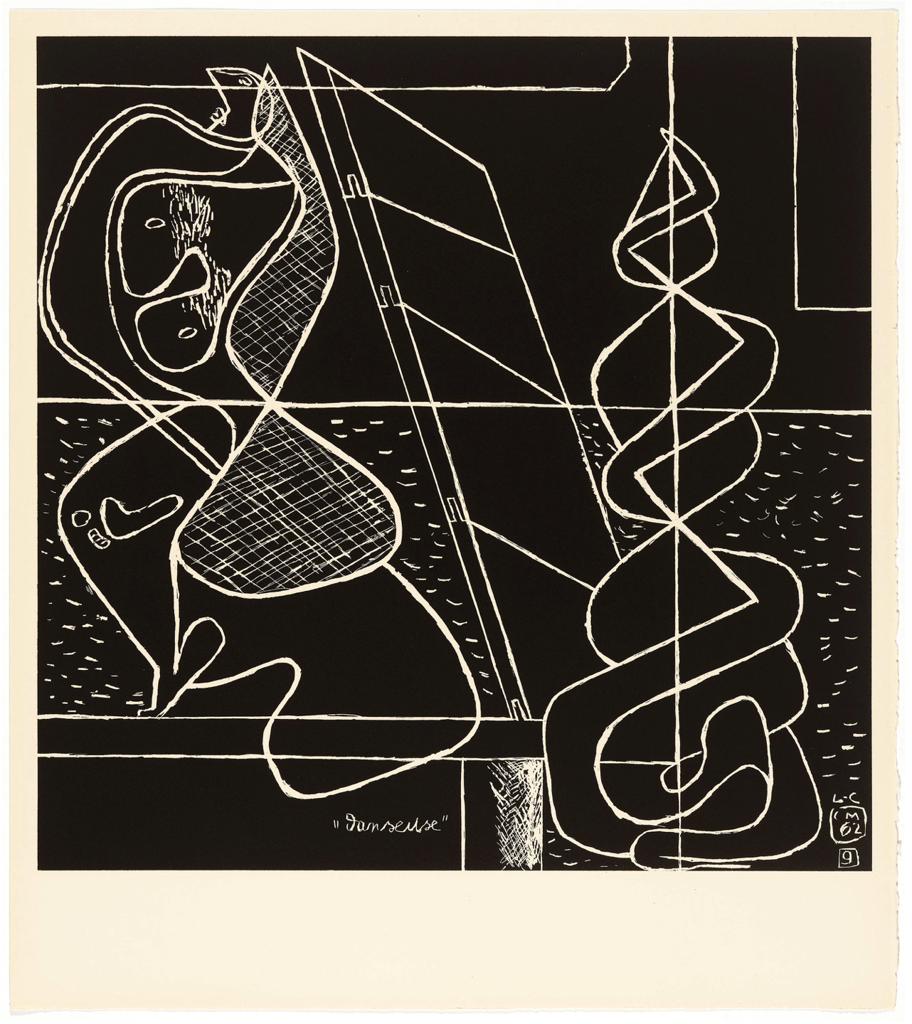 Le Corbusier : La mer est toujours présente : Danseuse, 1962