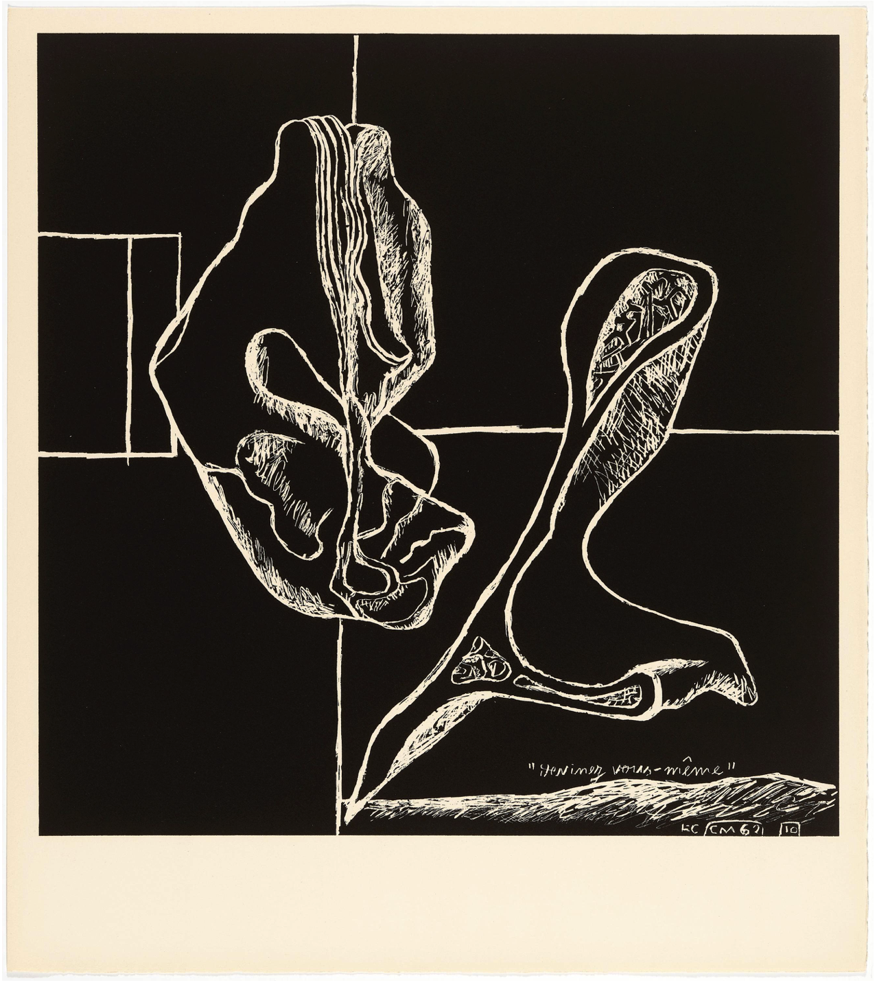 LE CORBUSIER LA MER EST TOUJOURS PRÉSENTE 10 (DEVINEZ VOUS-MÊME) 1962