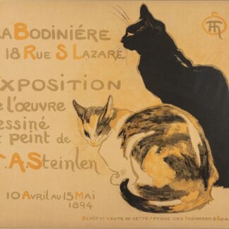 T. A. Steinlen : A la Bodiniére / Exposition, 1894