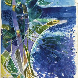Camille Hilaire : La Méditerranée, c. 1968 (Watercolour)