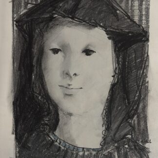 Jonathan Zutter : Portrait de jeune femme (Portrait of a Young Woman), c. 1968