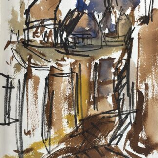 Robert Watbot (1942–1998) Roma (Rome), 1989 Watercolour and black ink (felt-tip)