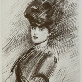 Paul César Helleu : La Parisienne (Madeleine Carlier), c. 1910 (Sagot)