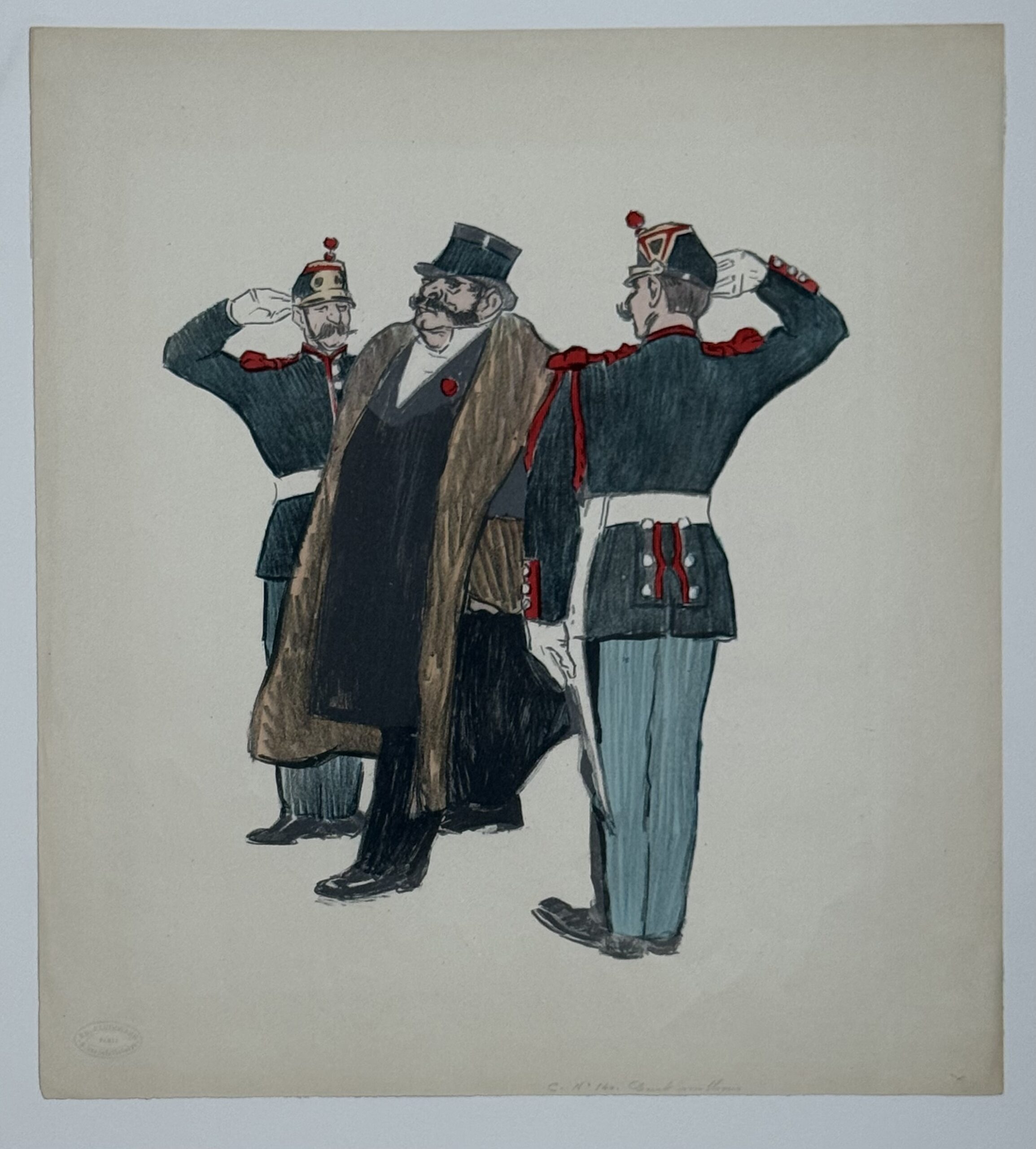 T. A. Steinlen : Cent Millions (One Hundred Millions), 1894 (Kleinmann) - Image 2