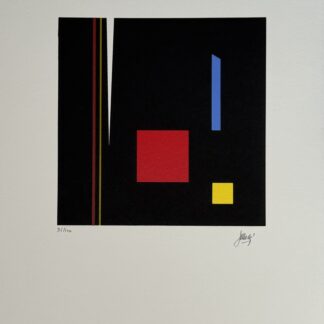 Juan Melé : Untitled, from the portfolio "Diversités abstraites", 1992 (Hand-Signed)