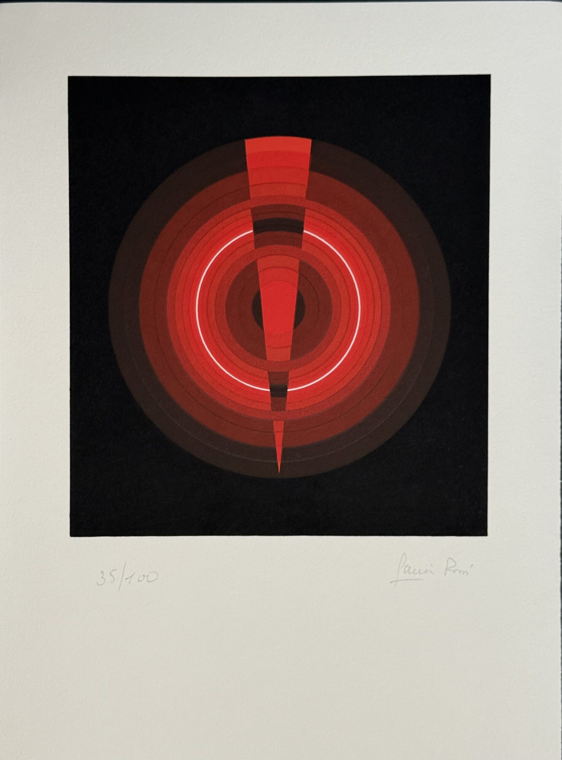 Horacio Garcia Rossi : Untitled, from the portfolio "Diversités abstraites", 1992 (Hand-Signed)