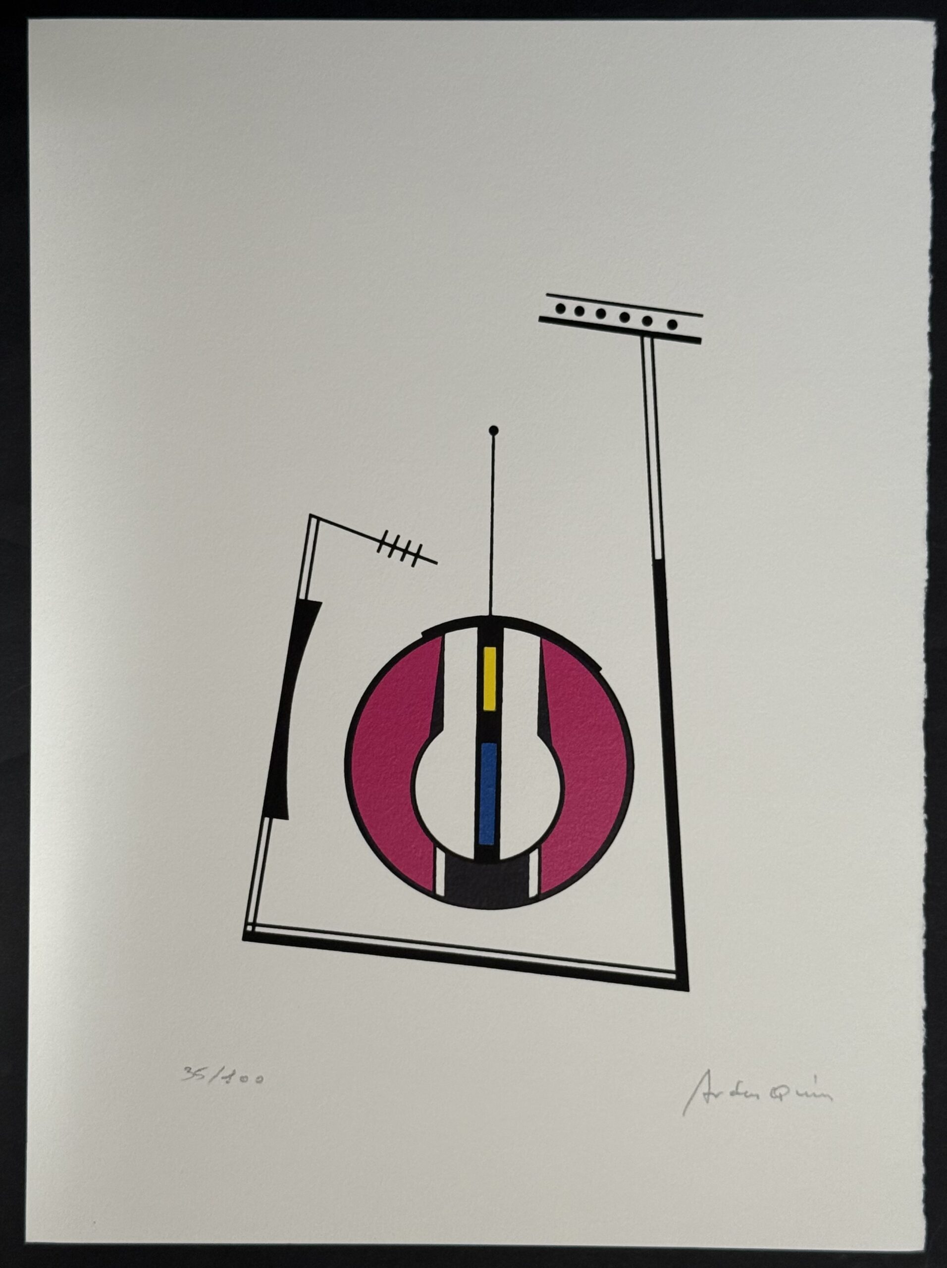 Carmelo Arden Quinr : Sans titre, du portfolio « Diversités abstraites », 1992 (Signée) – Image 2