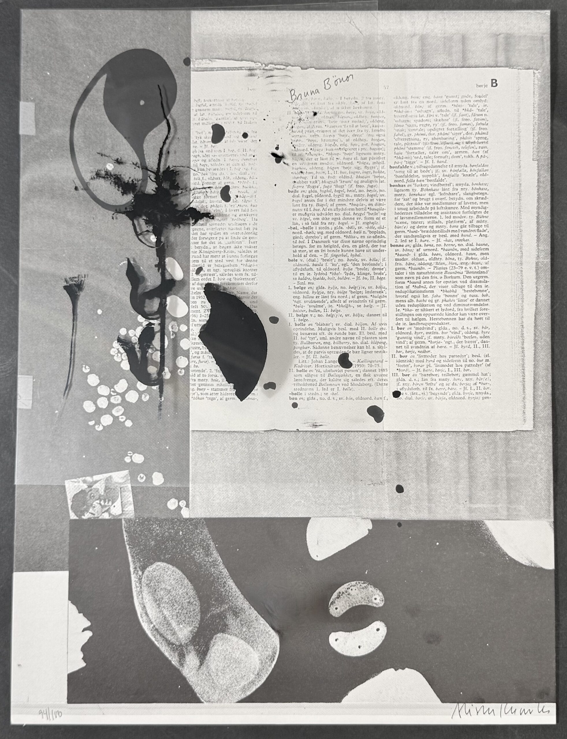 KNOWLES Alison : Bruna Bönar (Brown Beans), 1979 (Hand Signed) – Image 2