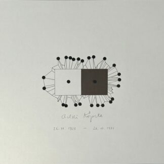 GOSEWITZ Ludwig : Addi Köpcke, 1979 (Hand Signed)