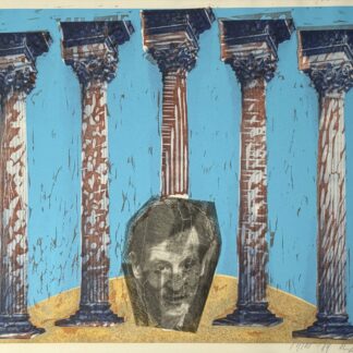 KIRKEBY Per : The Painter and his Model, 1979 (Hand Signed)