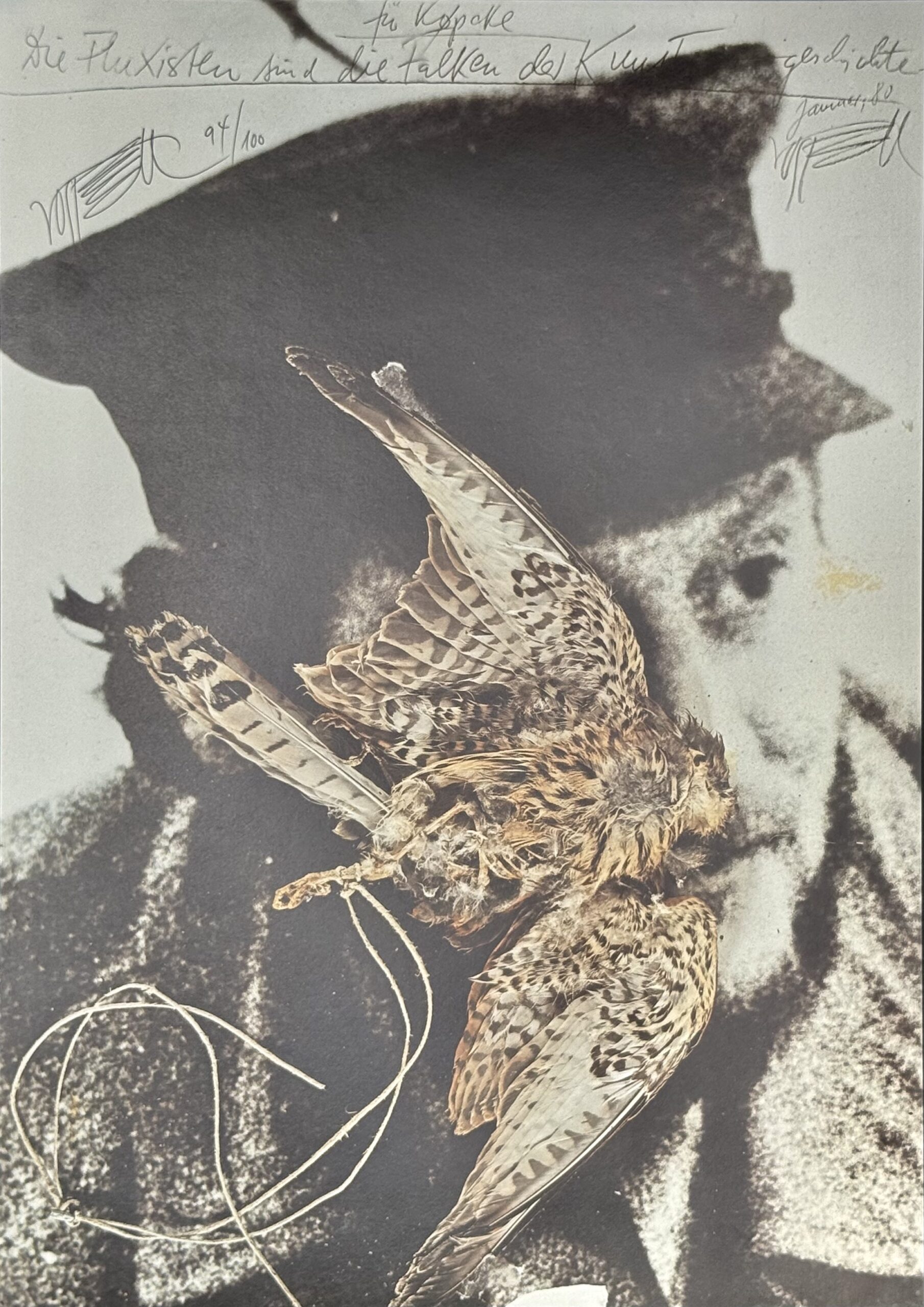 VOSTELL Wolf : Die Fluxisten sind die Falken der Kunstgeschichte, 1979