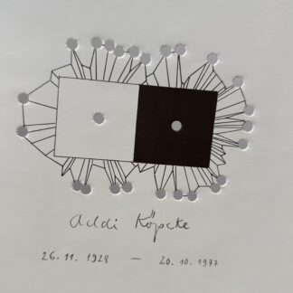 GOSEWITZ Ludwig : Addi Köpcke, 1979 (Hand Signed)