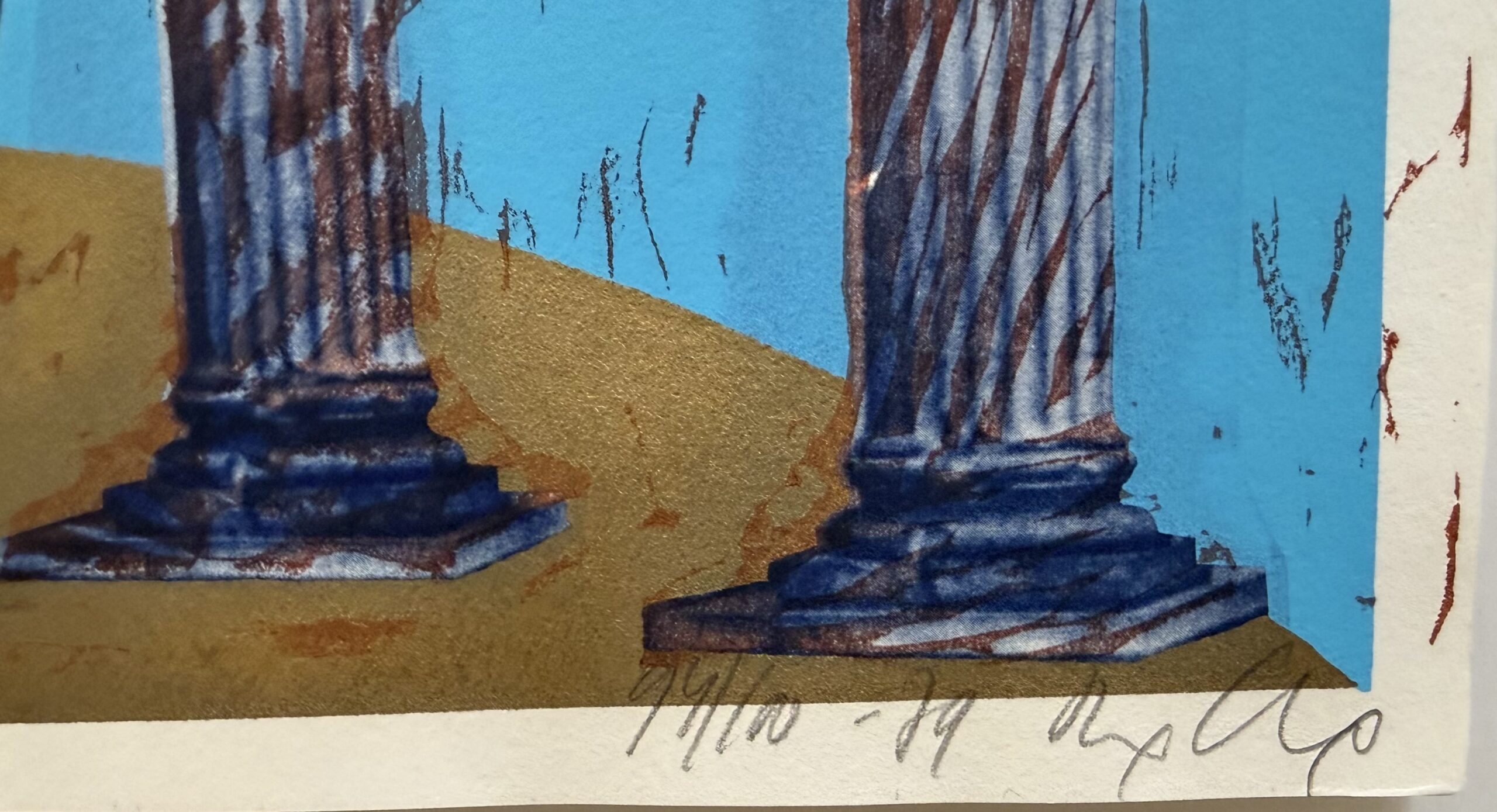 Bjørn NØRGAARD : Sans titre, extrait du portfolio « Hommage à Arthur Köpcke », 1979 (Signé) – Image 2