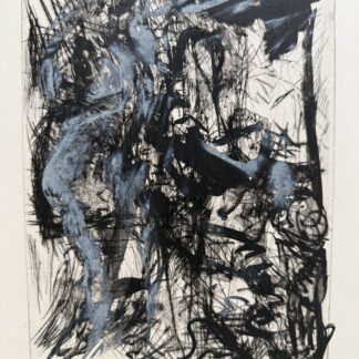 KIRKEBY Per : The Painter and his Model, 1979 (Hand Signed)