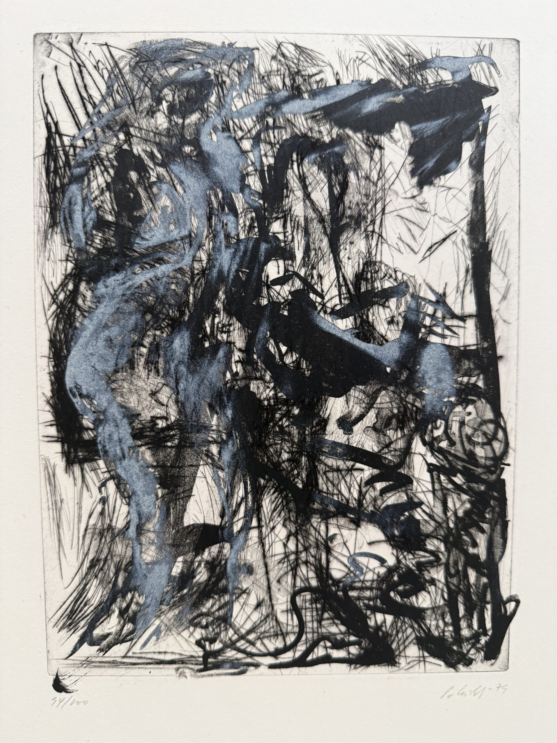 KIRKEBY Per : The Painter and his Model, 1979 (Hand Signed)