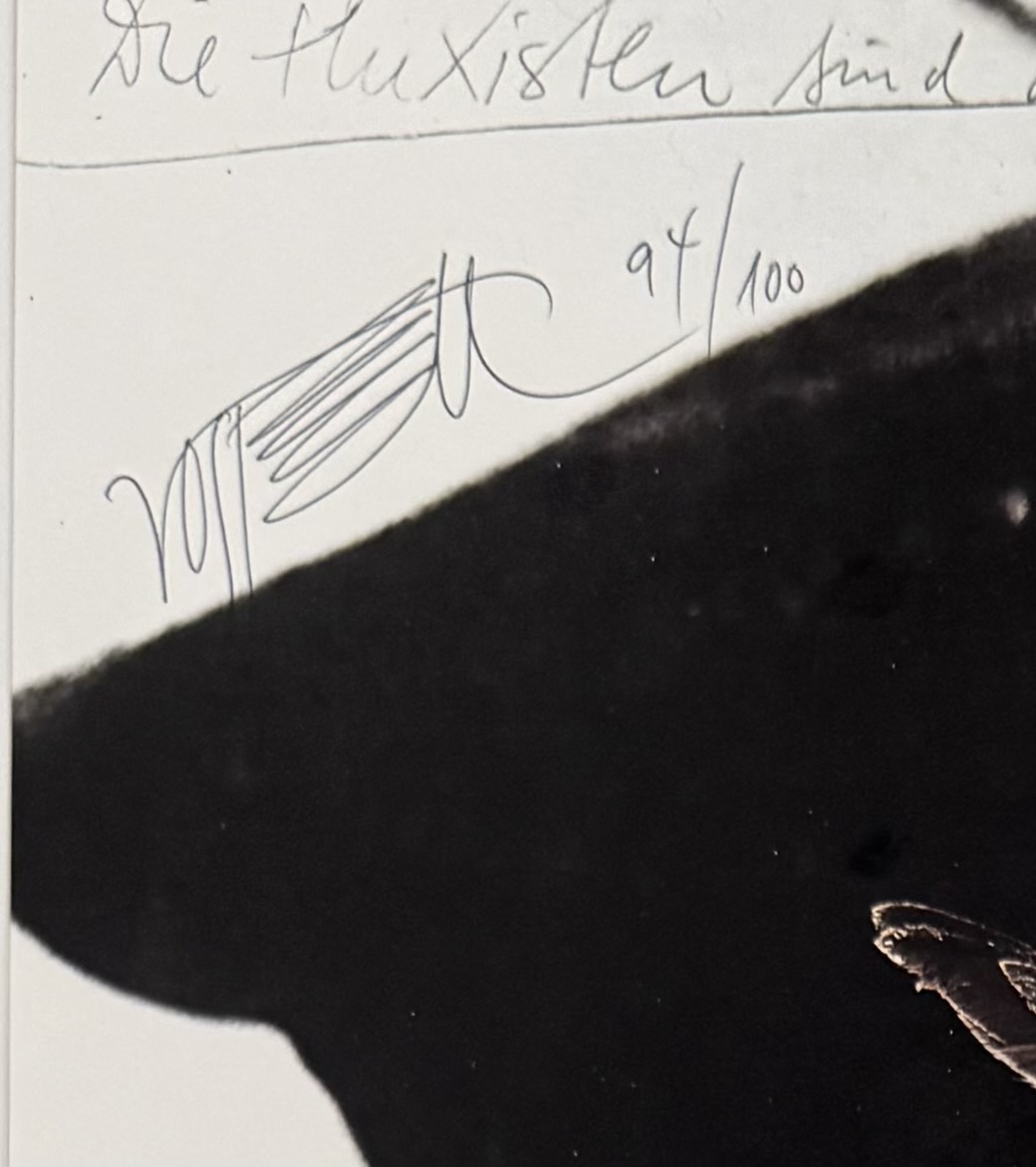 Wolf Vostell : Die Fluxisten sind die Falken der Kunstgeschichte, 1979 (Signé) – Image 2
