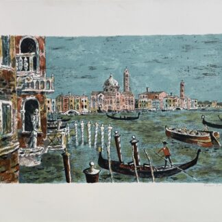 Roland OUDOT : Grand Canal à Venise, c. 1970 (signed)
