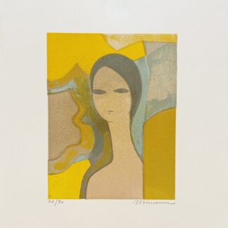 André MINAUX : Jeune femme, c. 1975 (signed)