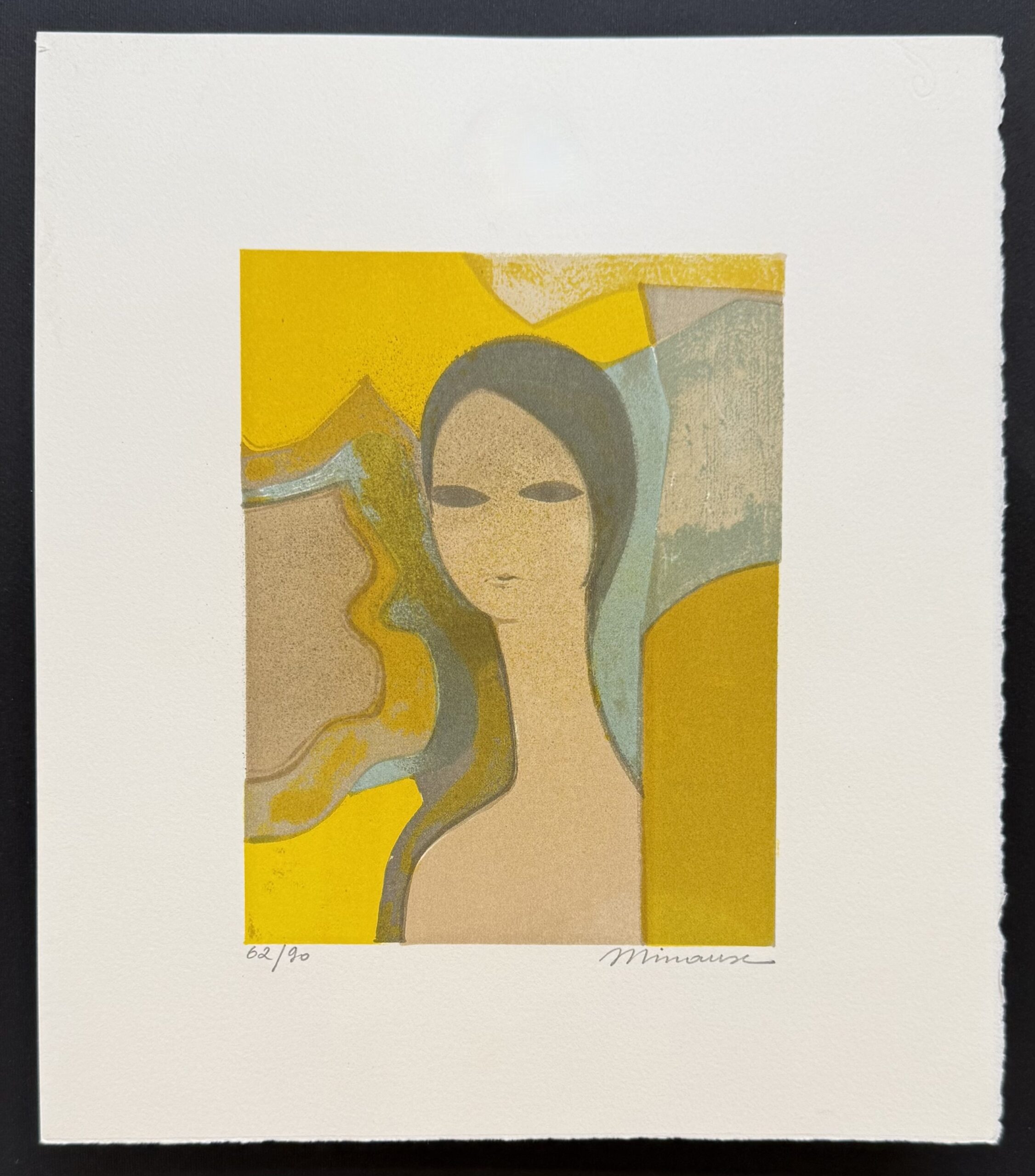 André MINAUX : Jeune femme, c. 1975 (signed) - Image 3