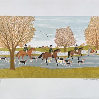 Vincent HADDELSEY : La Chasse à courre, n.d. (signed)