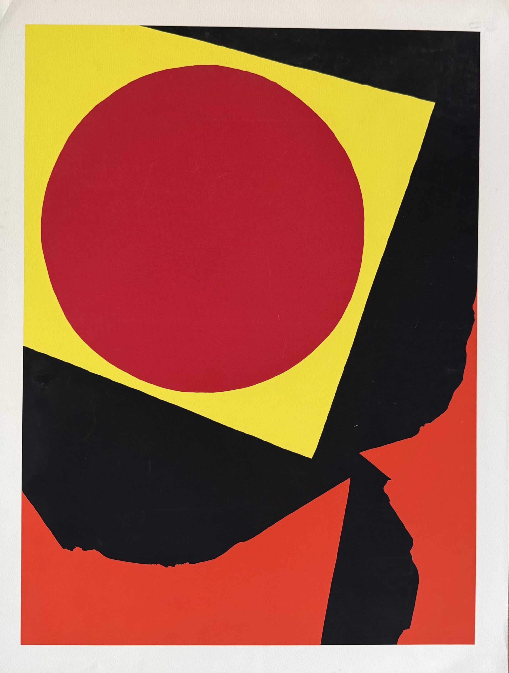 Luis FEITO : Circulo X, c. 1970 (unsigned)
