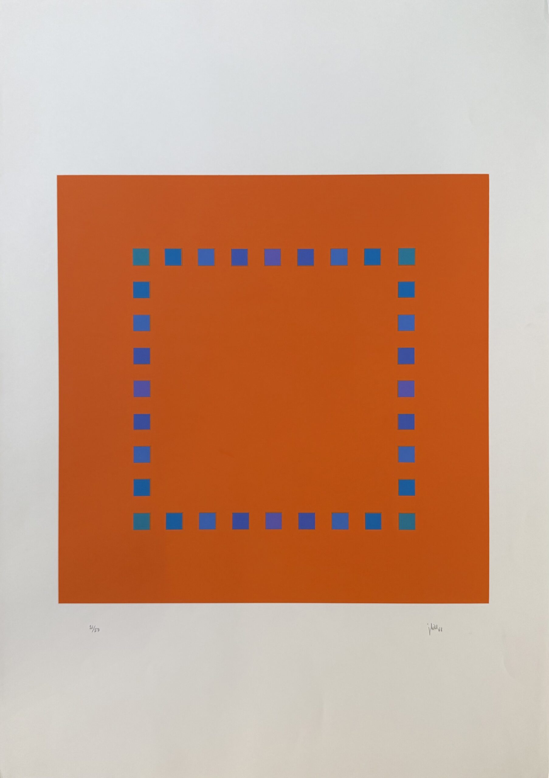 Jakob BILL : Composition, 1968 (signé)