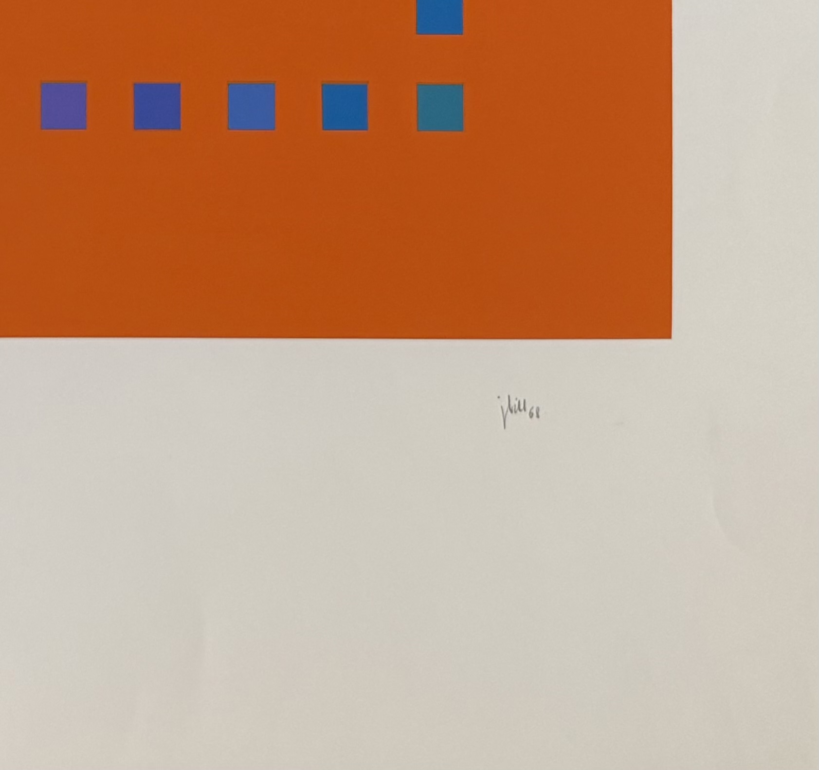 Jakob BILL : Composition, 1968 (signed) - Image 3