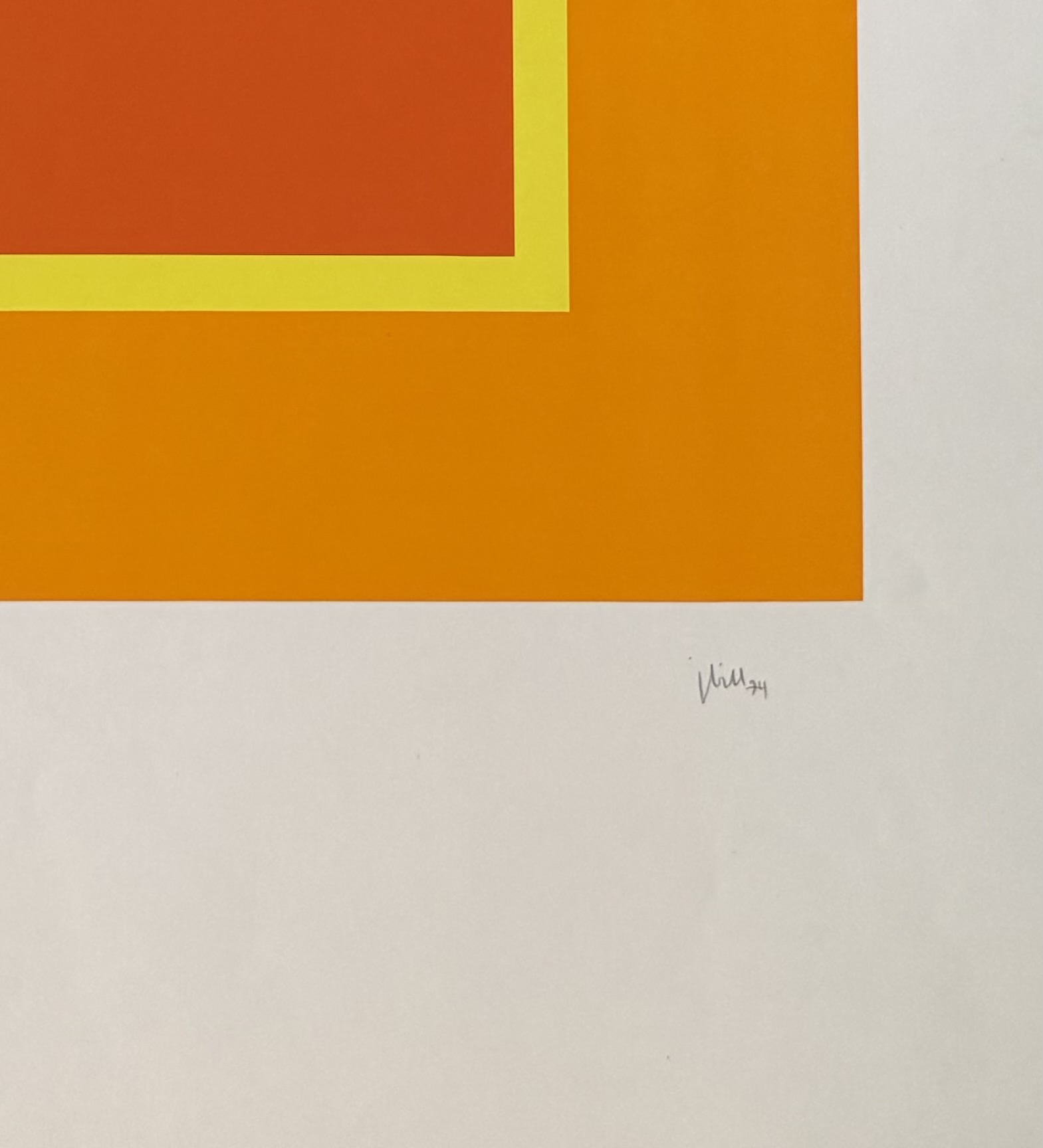 Jakob BILL : Composition, 1974 (signed) - Image 2