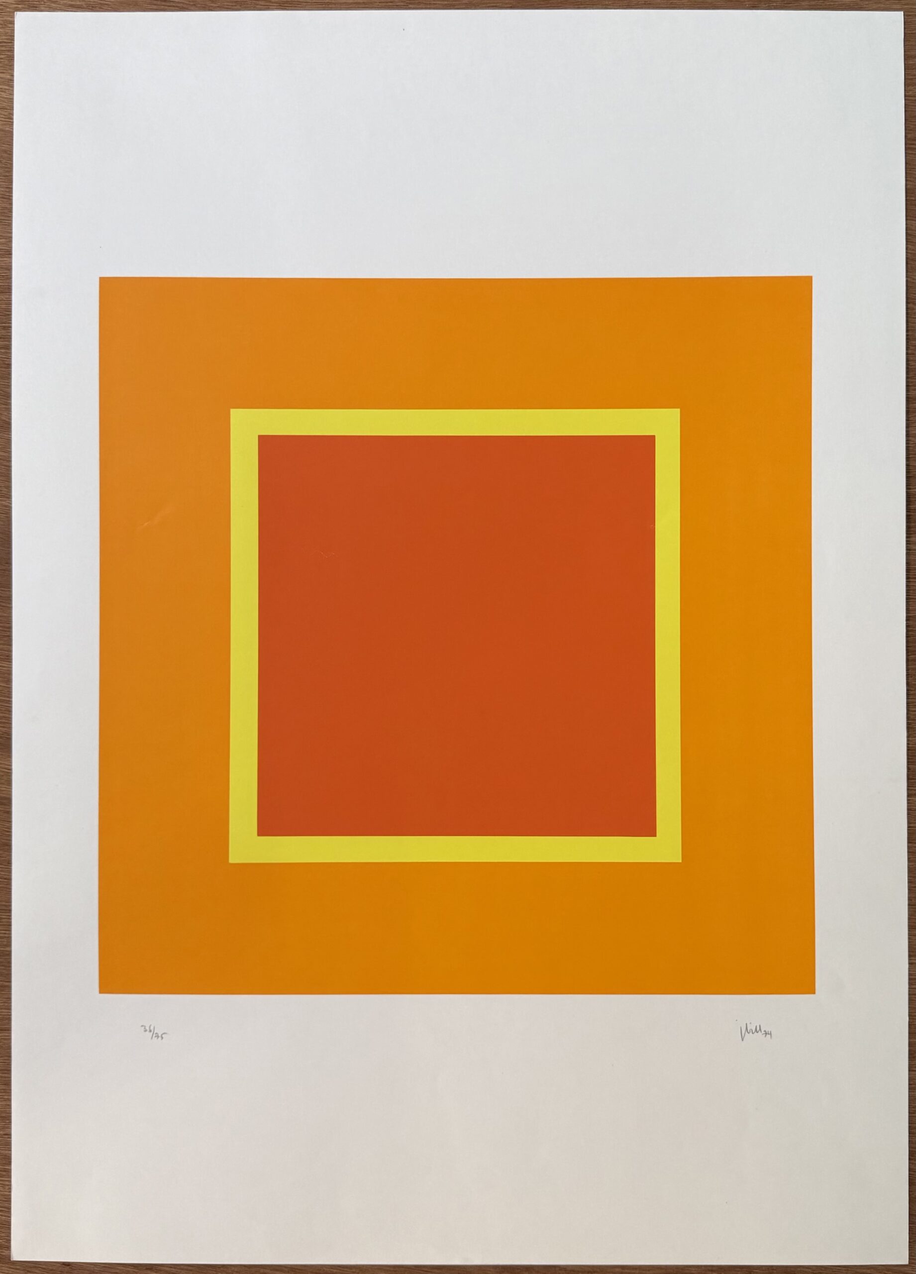 Jakob BILL : Composition, 1974 (signed) - Image 3