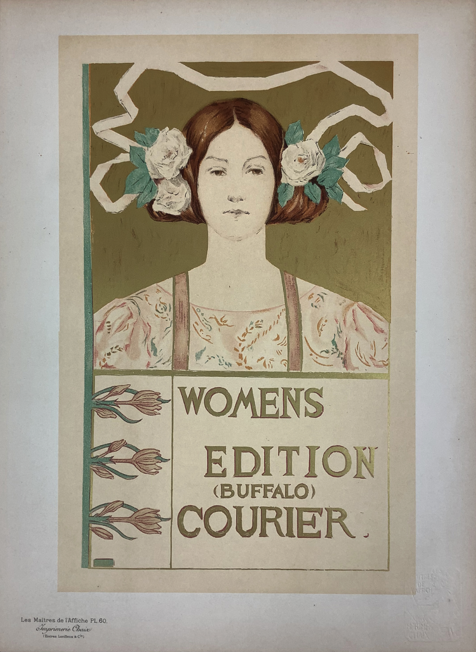Alice Russell GLENNY (American, 1858–1924)Women's Edition (Buffalo) Courier, from "Les Maîtres de l'Affiche" (PL. 60), 1897