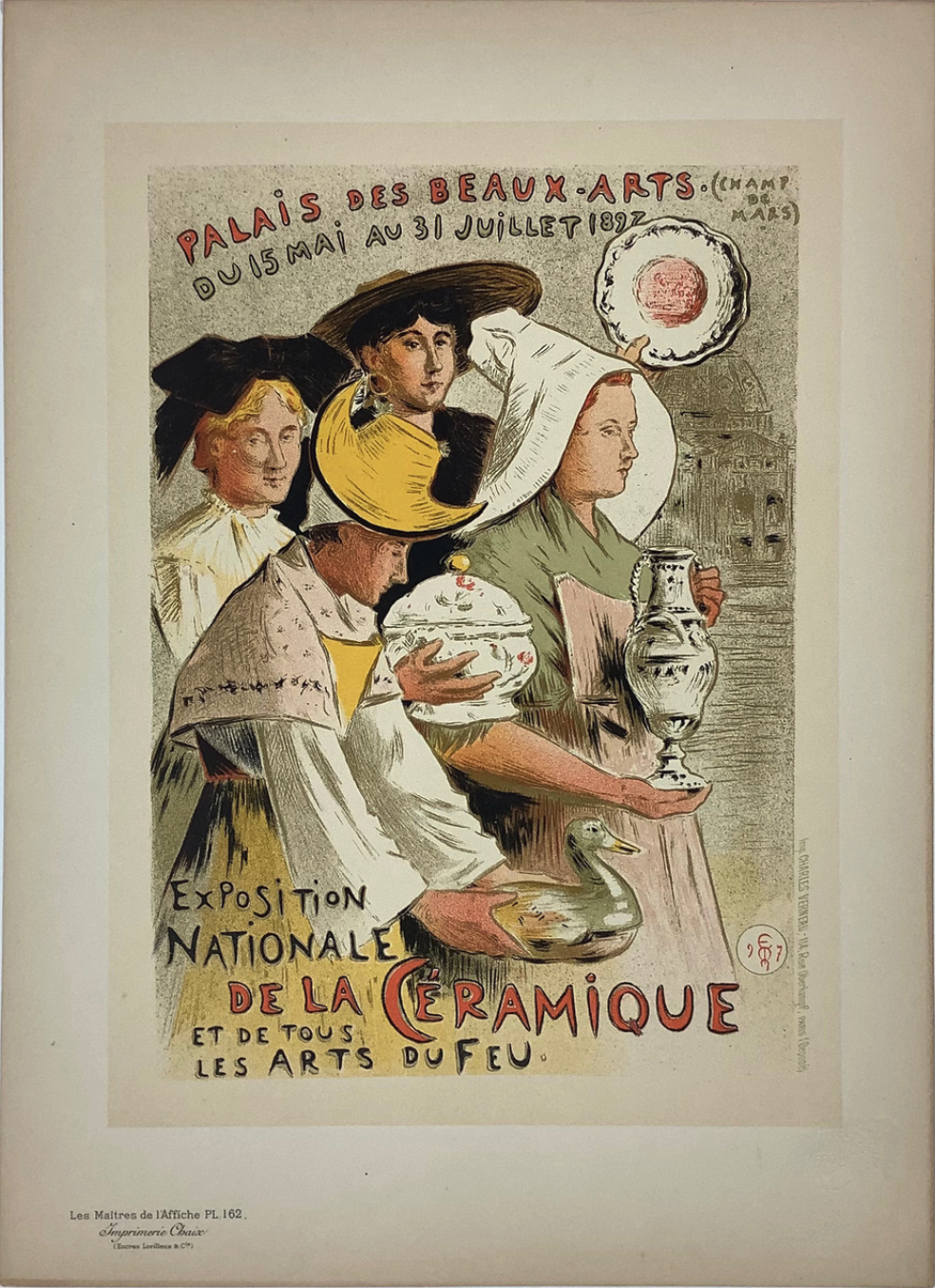 Étienne MOREAU-NÉLATON (French, 1859–1927)Exposition nationale de la Céramique, from "Les Maîtres de l'Affiche" (PL. 162), 1899