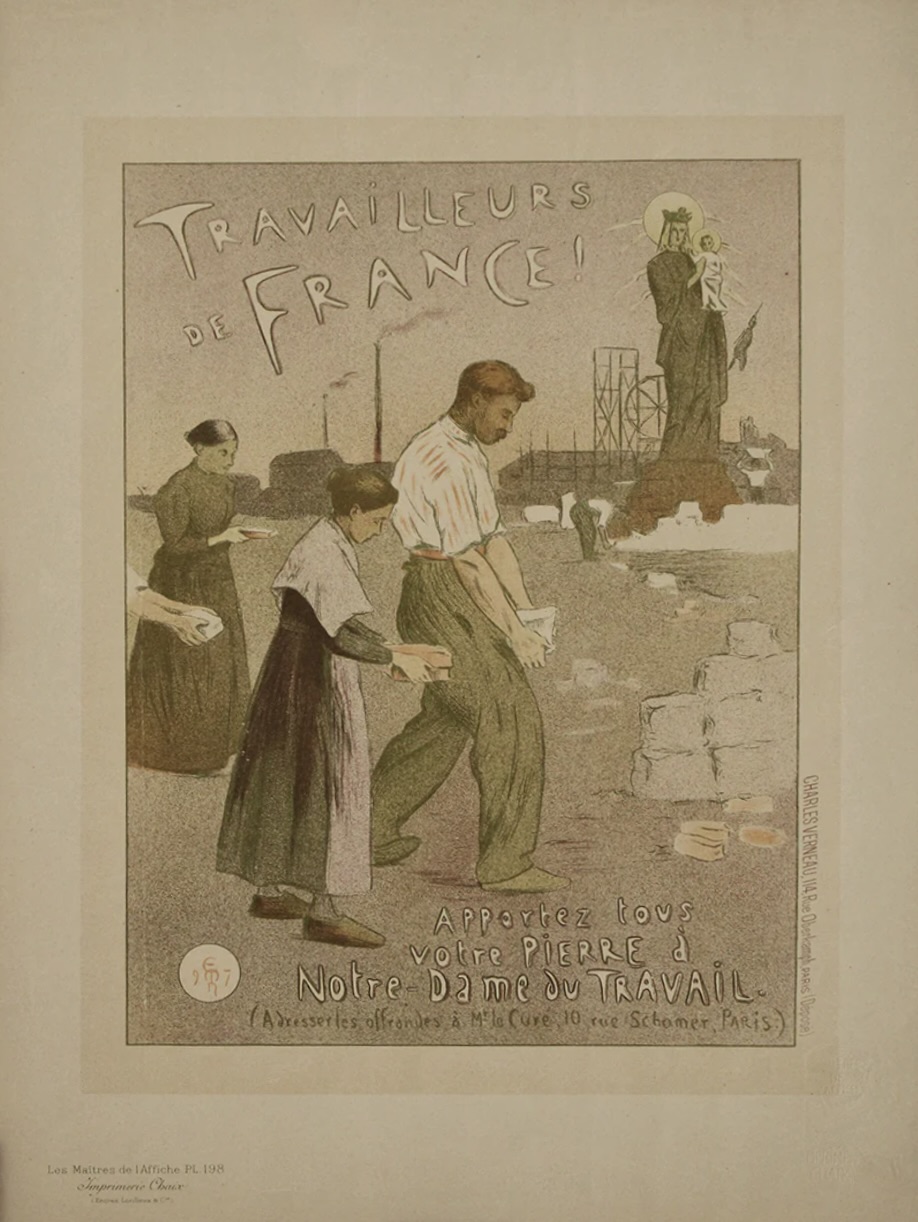 Etienne Moreau-Nelaton : Les Maitres de L’Affiche - Travailleurs de France, 1900
