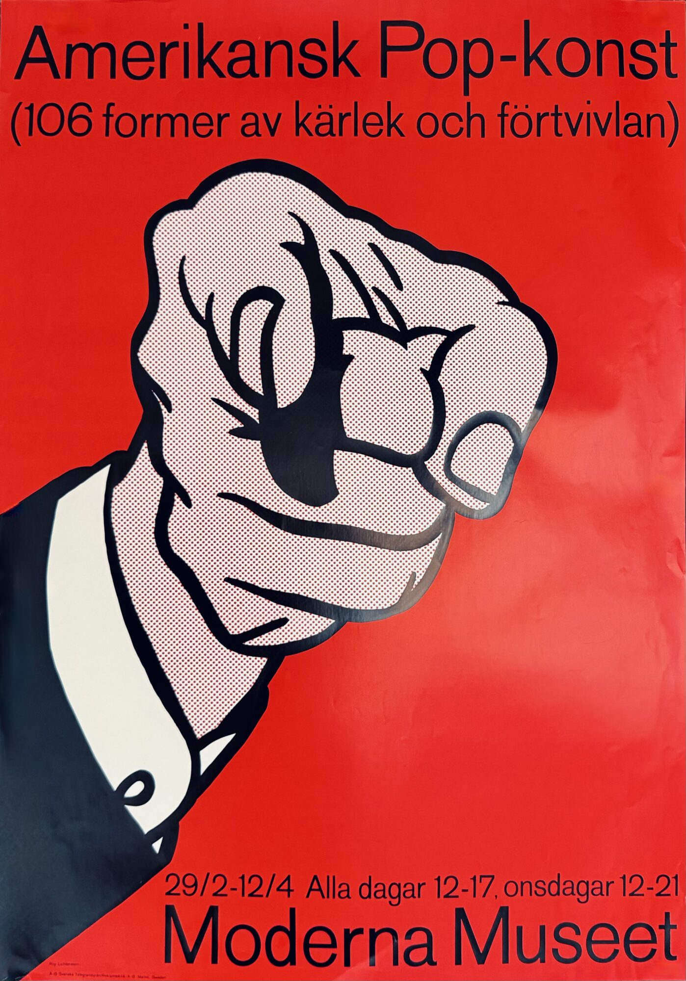 Roy Lichtenstein : Amerikansk Pop-konst, 1964