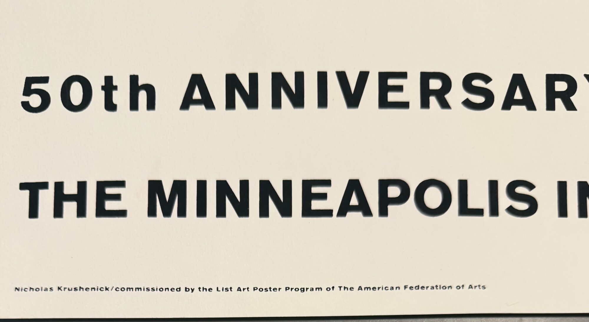 Nicholas Krushenick : 50th Anniversary Exhibition, The Minneapolis Institute of Arts, 1965 - Image 2