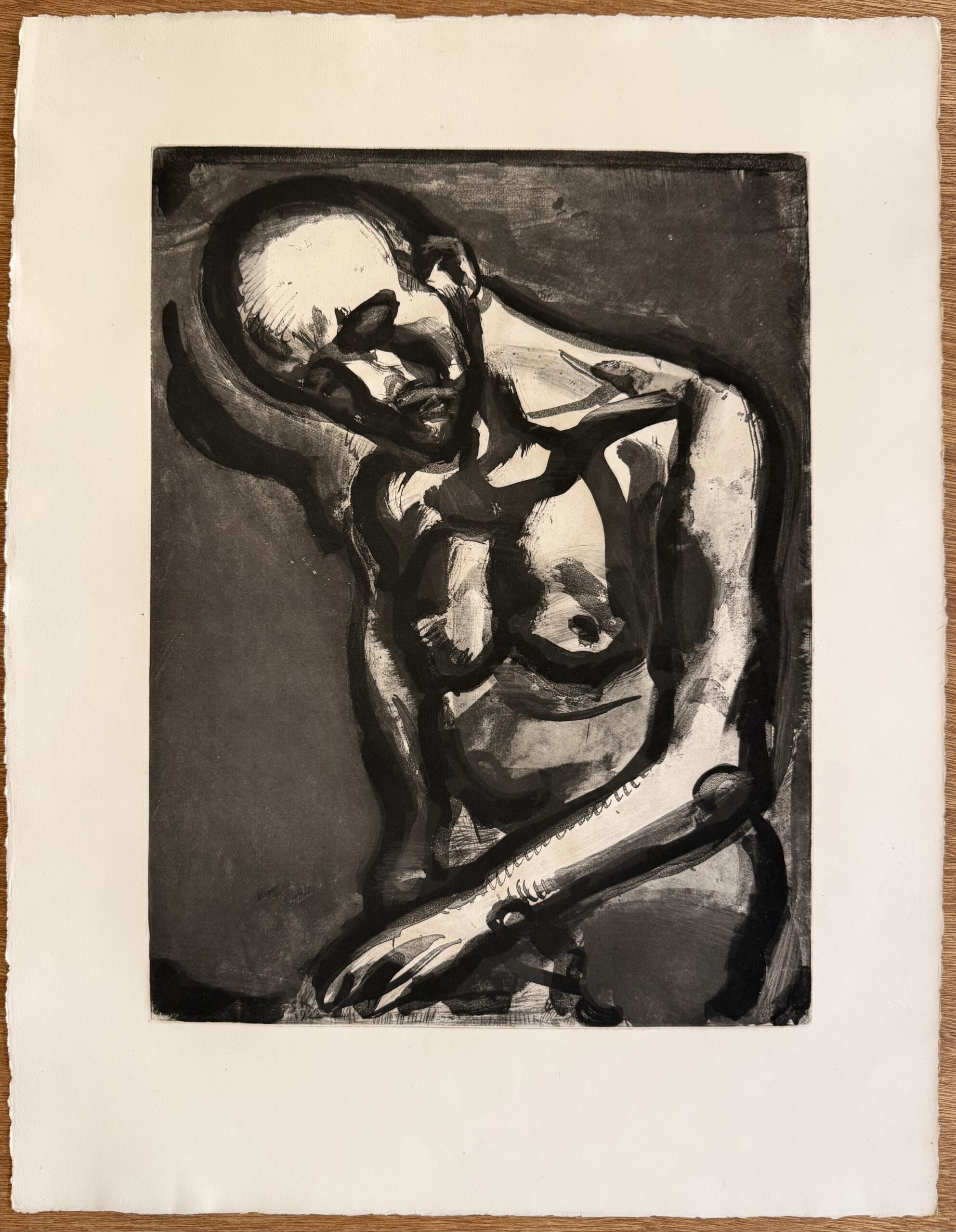 Georges ROUAULT : Le dur métier de vivre…, 1922 (plate signed) - Image 2