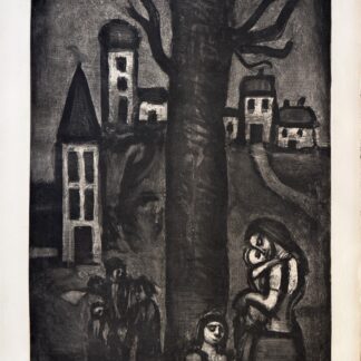 Georges ROUAULT : Au vieux faubourg des Longues Peines, 1923 (plate signed)