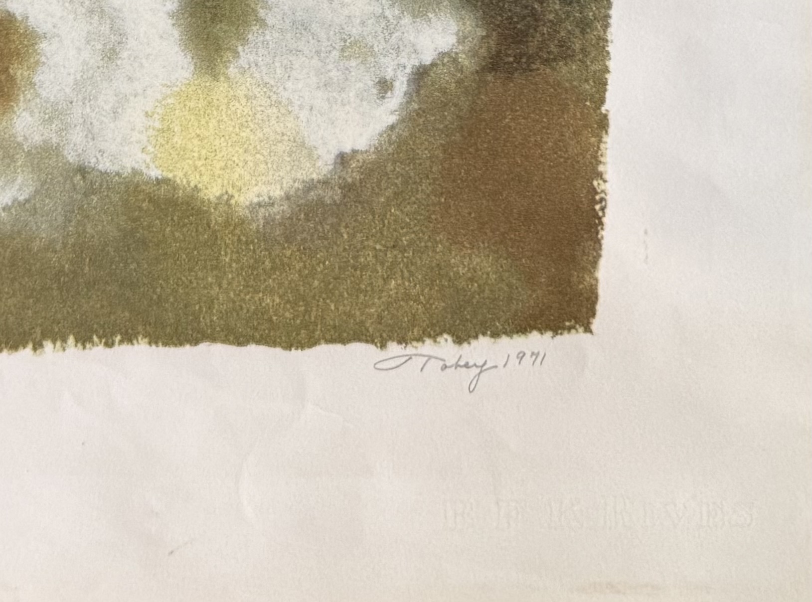 Mark TOBEY : Gospel Song, 1970 (signed) - Image 2
